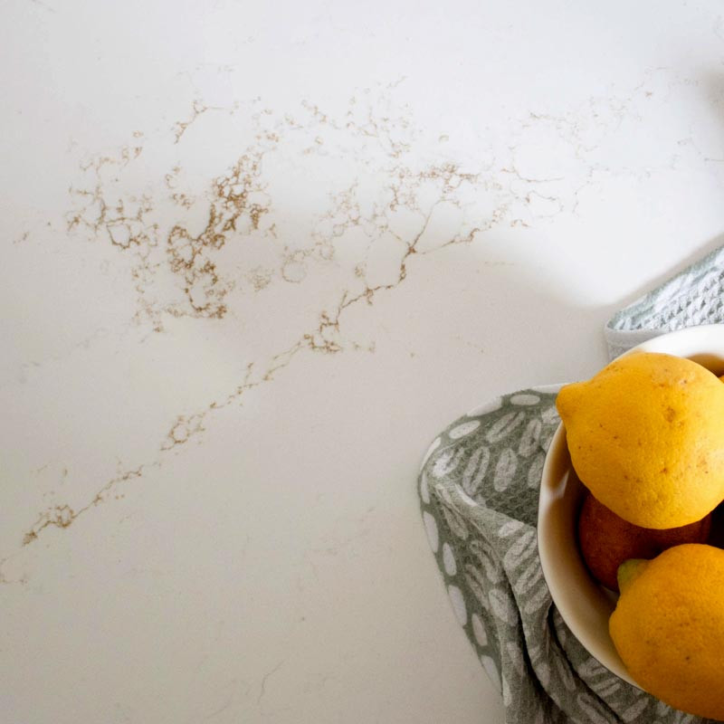 Plan de travail en Quartz Silestone® Ethereal Glow